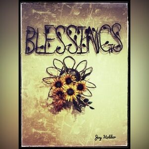 Blessings Sunflower Wall Art 8x10